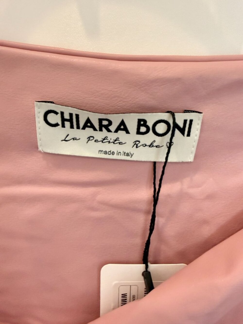 Chiara Boni La Petite Robe Rosebud Pink Surplice Midi Dress NWT Size M - Picture 10 of 10